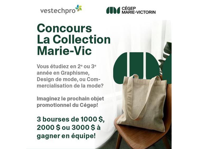 affiche concours la collection Marie-Vic