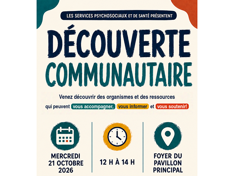 affiche découvert communautaire