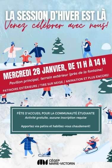 affiche fête d'accueil hiver 2026
