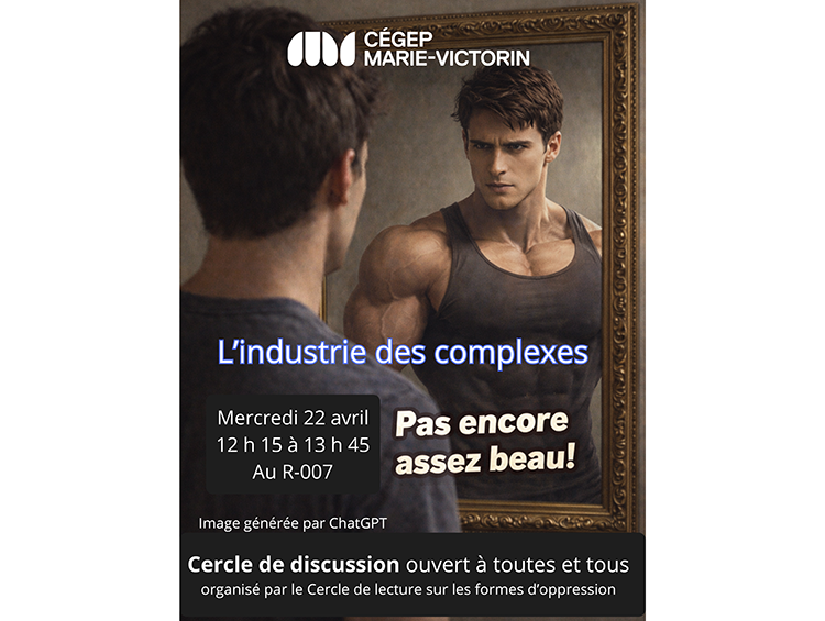 affiche l'industrie des complexe - cercle de discussion