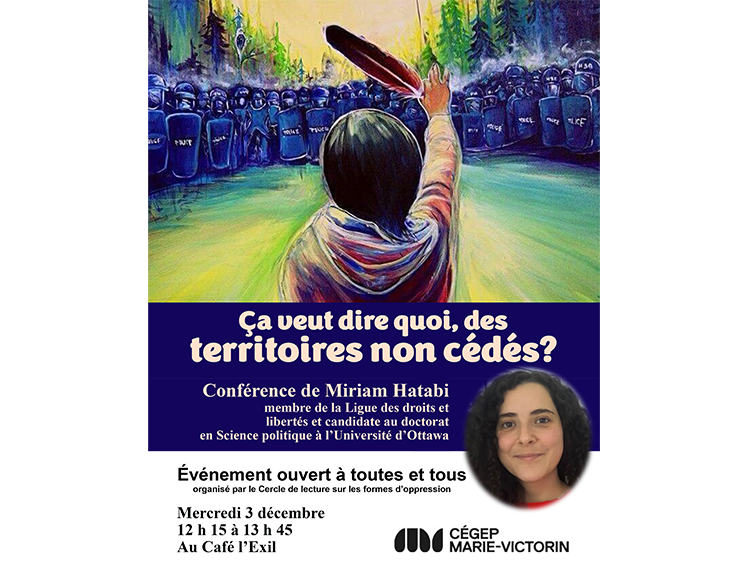affiche conférence de Miriam Habati
