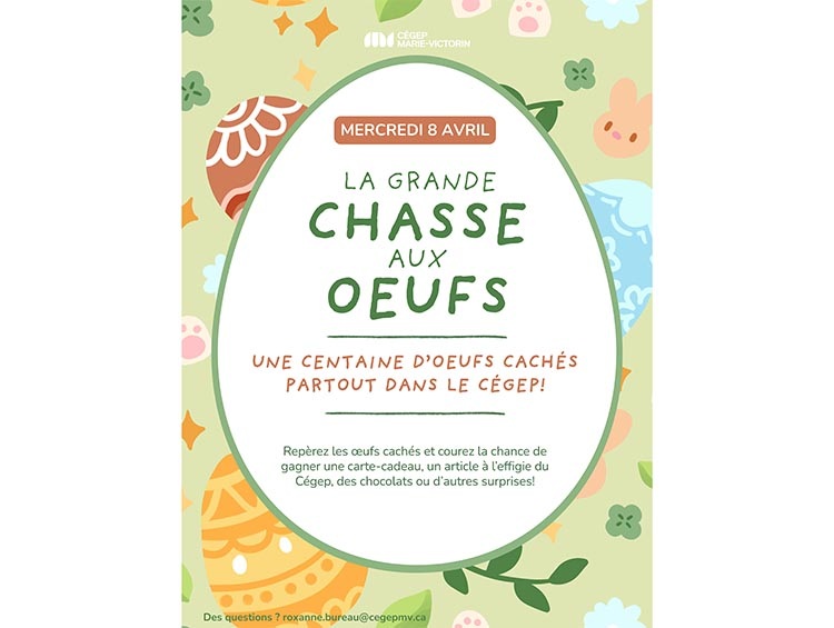 affiche grande chasse aux oeufs