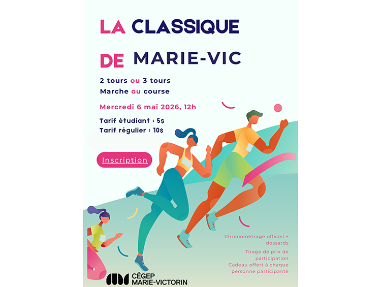 affiche 7e édition de la Classique de Marie-Vic