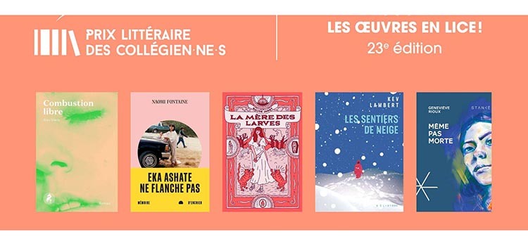 oeuvres en lice - prix littéraire des collégiens