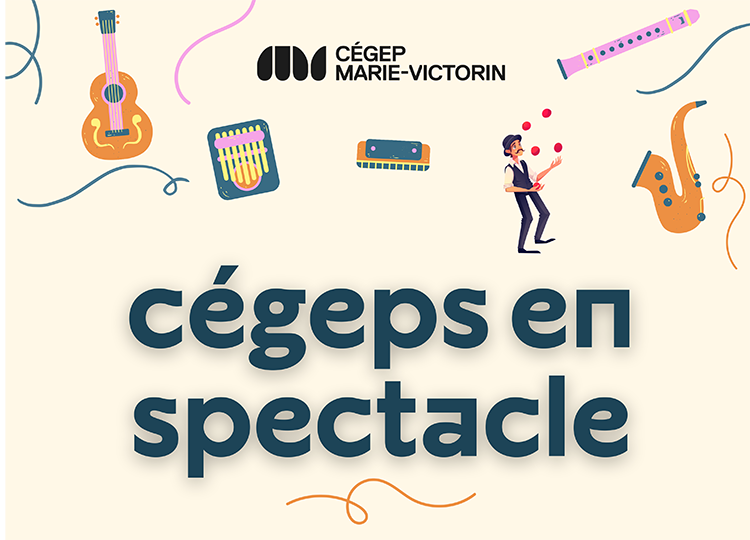 affiche cégeps en spectacle