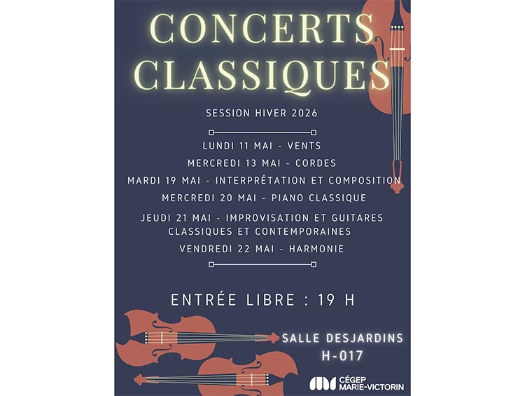 affiche concerts classiques hiver 2026