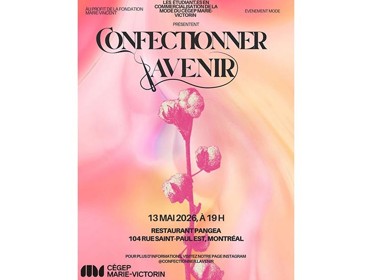 affiche confectionner l'avenir - commercialisation de la mode