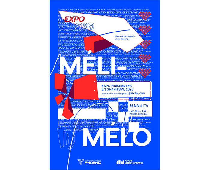 affiche expo des finissants en Grapshime