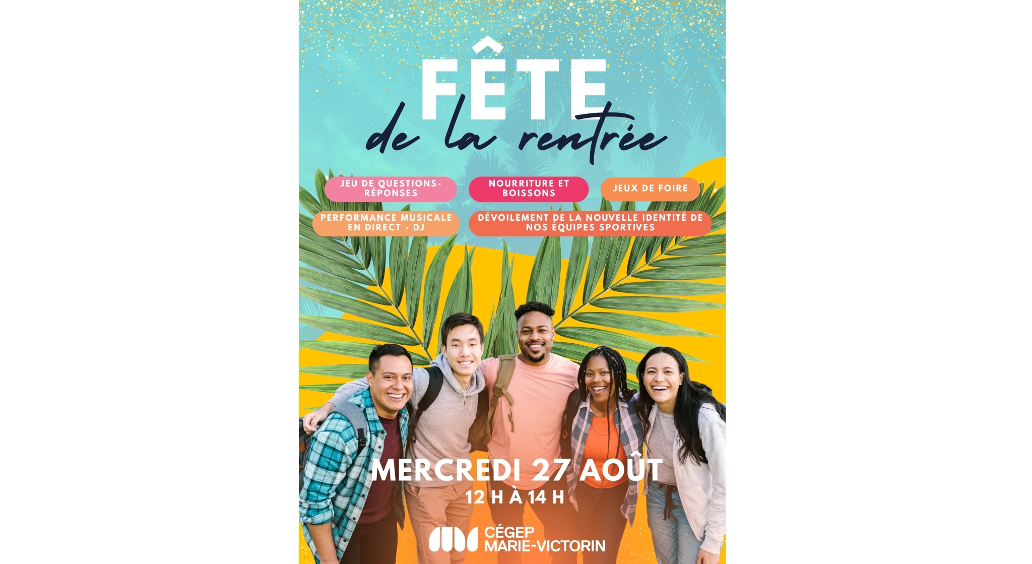 affiche de la fête de la rentrée