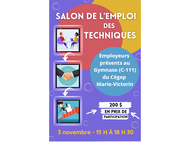 affiche salon des techniques