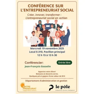 Affiche Entrepreuneriat social modifiée