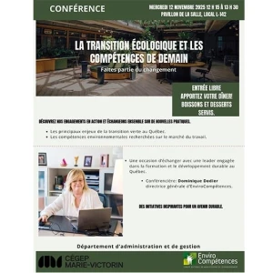 Affiche transition écologique