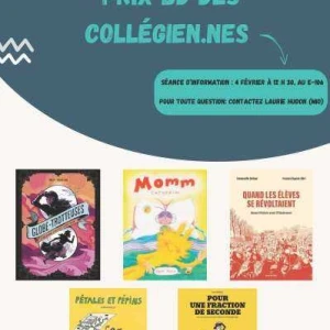 Affiche Prix BD collégiens H26